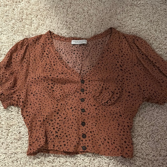 Paper Crane Tops - Mauve blouse